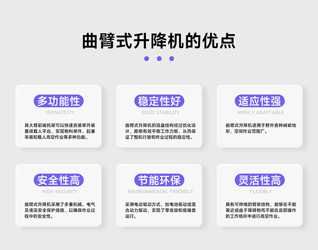 曲臂式升降机优点